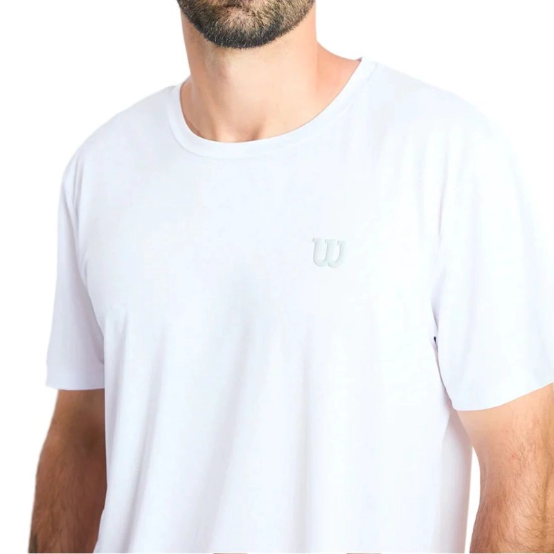 POLERA WILSON POLY BLANCA TENIS/PADEL - 3