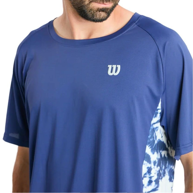 POLERA WILSON PRINT AZUL TENIS/PADEL - 3