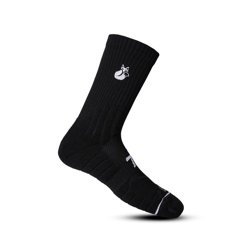 CALCETIN TILKI MF14 CREW LEHINDE NEGRO/BLANCO TENIS PADEL - 3