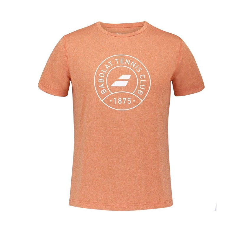 POLERA BABOLAT EXERCISE GRAPHIC TEE NARANJA - 1