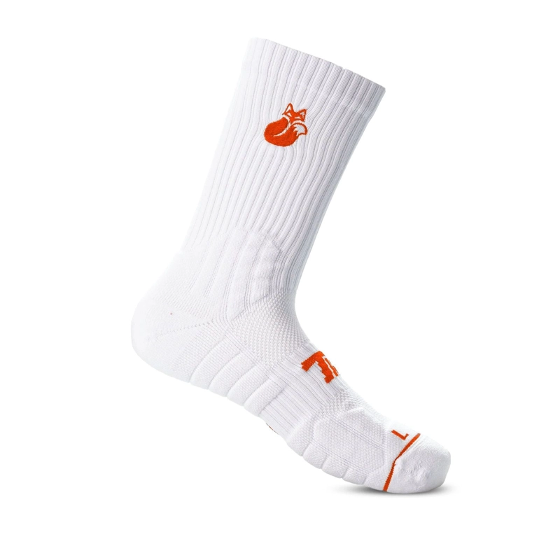CALCETIN TILKI CREW D4 LEHINDE BLANCO/NARANJO TENIS PADEL - 1