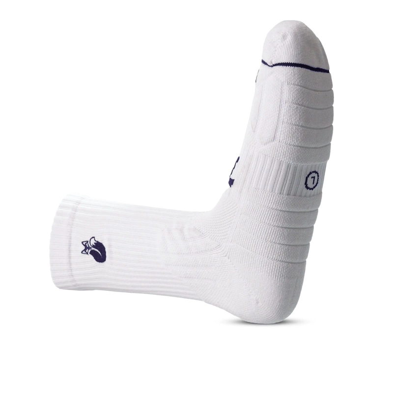 CALCETIN TILKI CREW D4 LEHINDE BLANCO/AZUL TENIS PADEL - 3