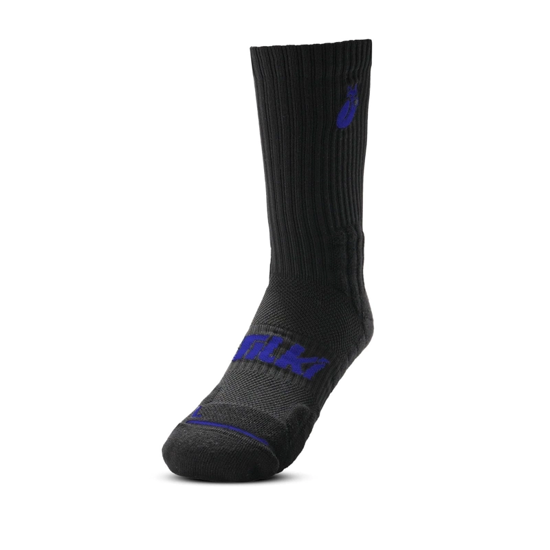 CALCETIN TILKI CREW D4 LEHINDE NEGRO/AZUL TENIS PADEL - 2