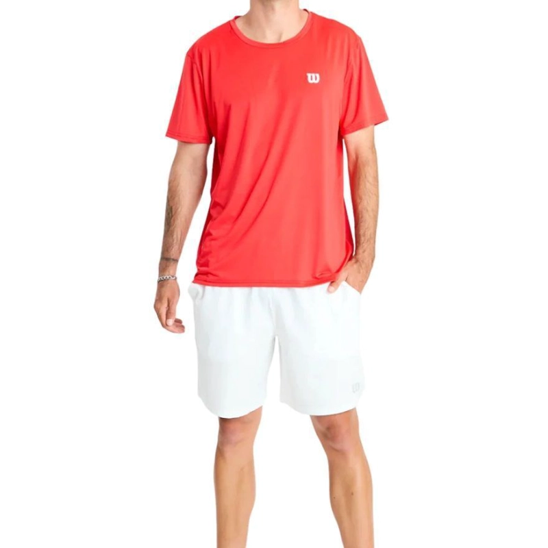 POLERA WILSON POLY ROJA TENIS/PADEL - 2