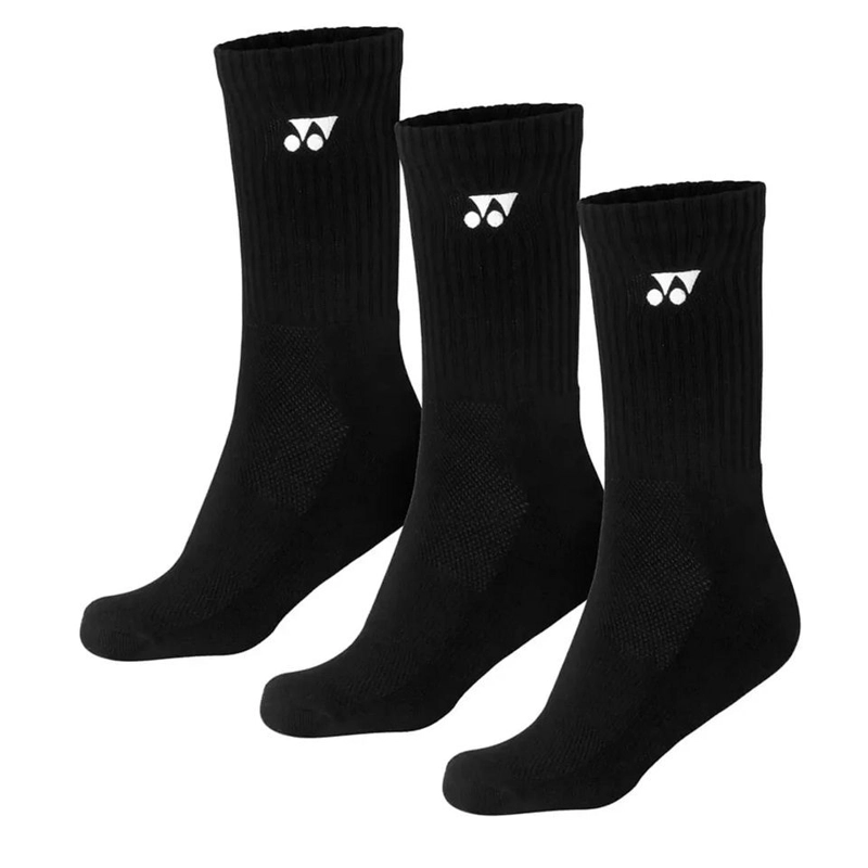 CALCETIN DEPORTIVO YONEX 19256 NEGRO X3 TENIS PADEL - 1