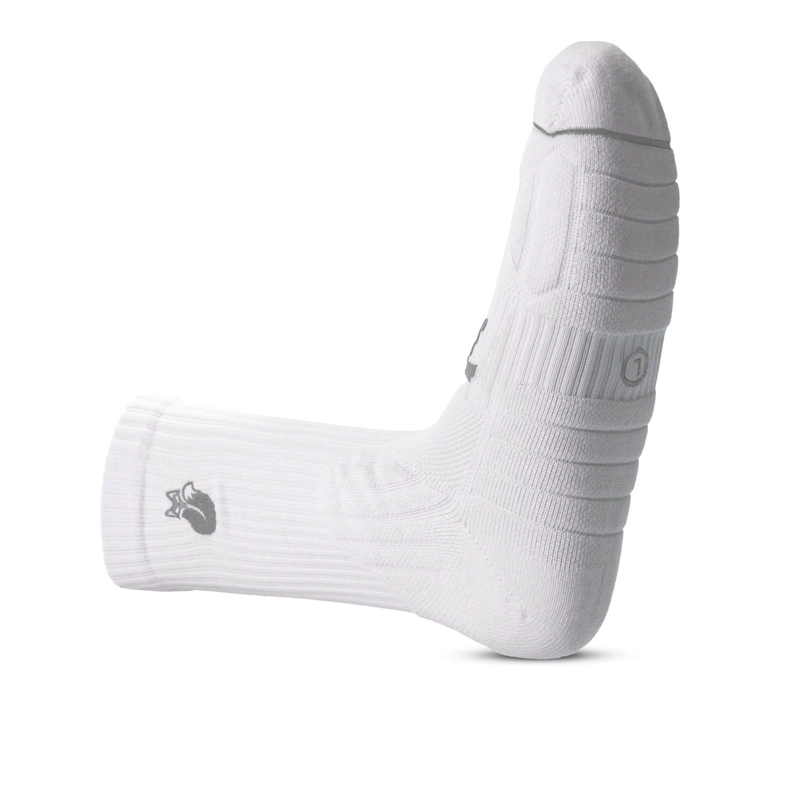 CALCETIN TILKI CREW D4 LEHINDE BLANCO/GRIS TENIS PADEL - 2