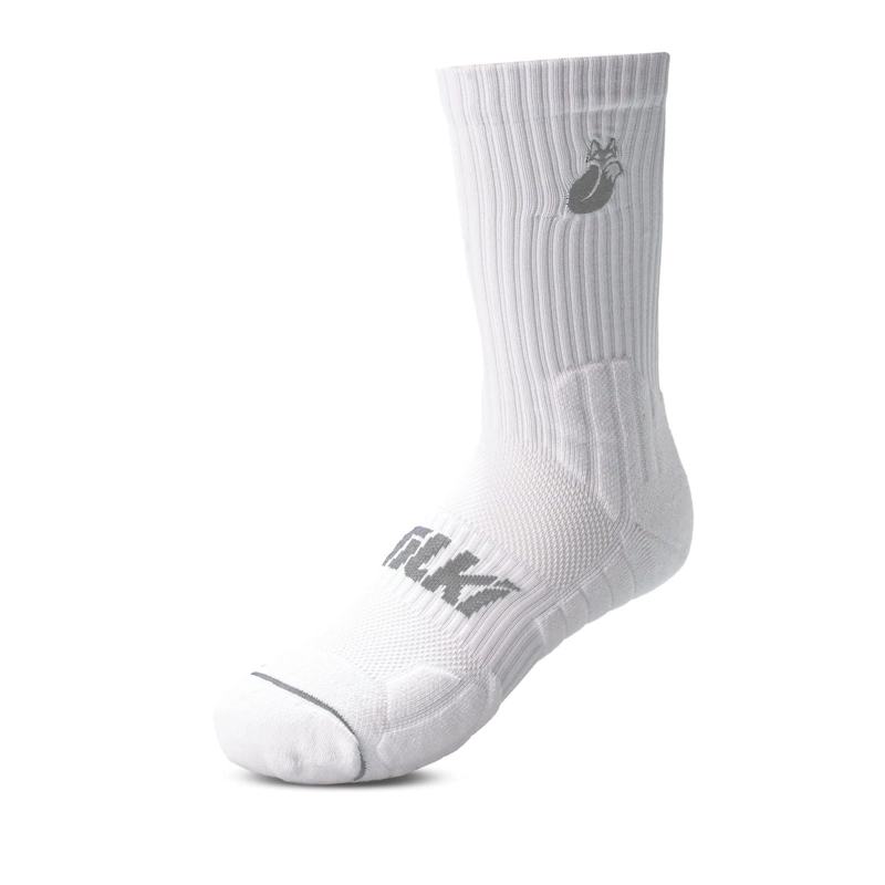 CALCETIN TILKI CREW D4 LEHINDE BLANCO/GRIS TENIS PADEL - 3