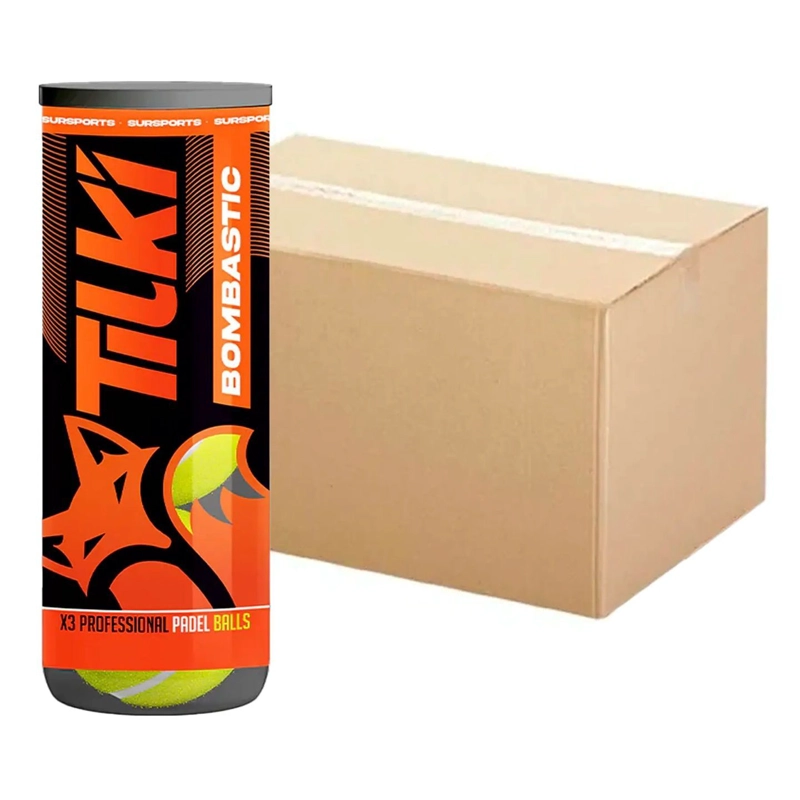 CAJA DE PELOTA TILKI PADEL BOMBASTIC X3 - 24 TARROS - 1