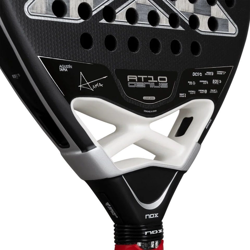PALA DE PADEL NOX AT10 GENIUS ATTACK 18K ALUM 2026 - 3