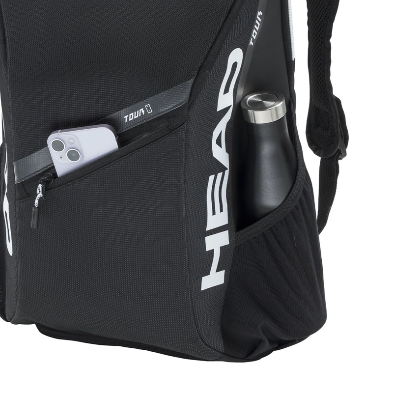 MOCHILA TENIS HEAD TOUR BACKPACK NEGRA 25L - 3