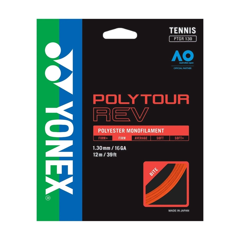 CUERDA YONEX POLY TOUR REV NARANJA 1.25 - 12M - 1