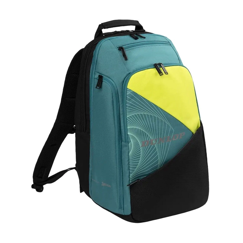 MOCHILA DUNLOP SX PERFORMANCE NEGRO/VERDE - 1