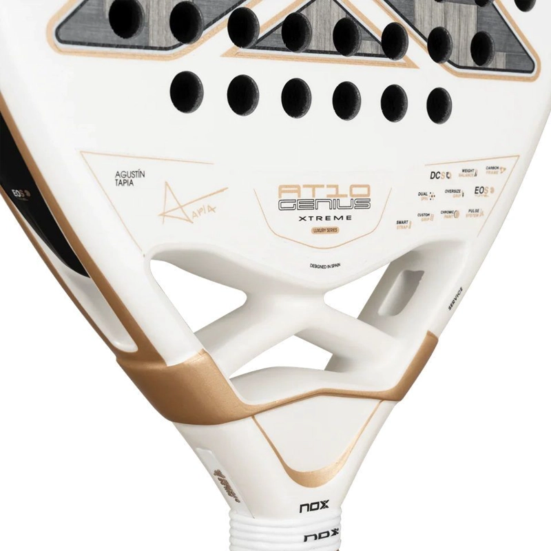 PALA DE PADEL NOX AT10 GENIUS 12K ALUM XTREM 2026 - 4