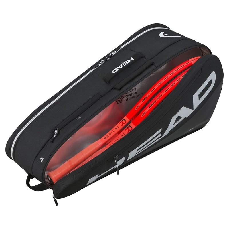 BOLSO TENIS HEAD TOUR RACQUET BAG M NEGRO/BLANCO - 3