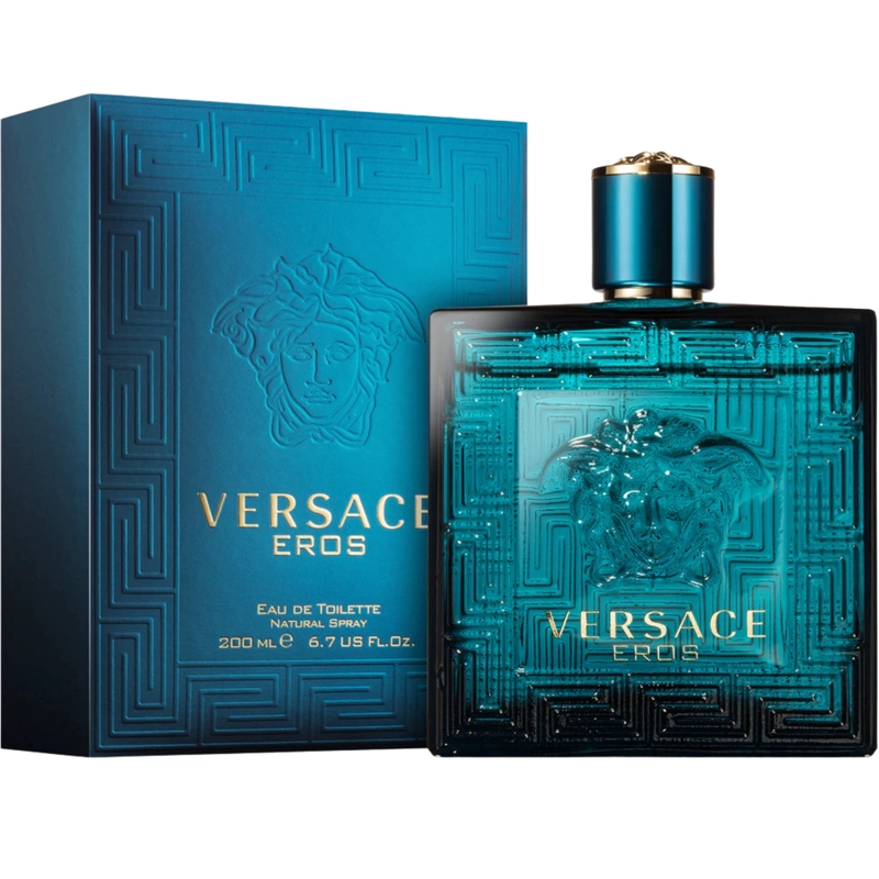 Versace Eros Hombre 200ml Edt - 1