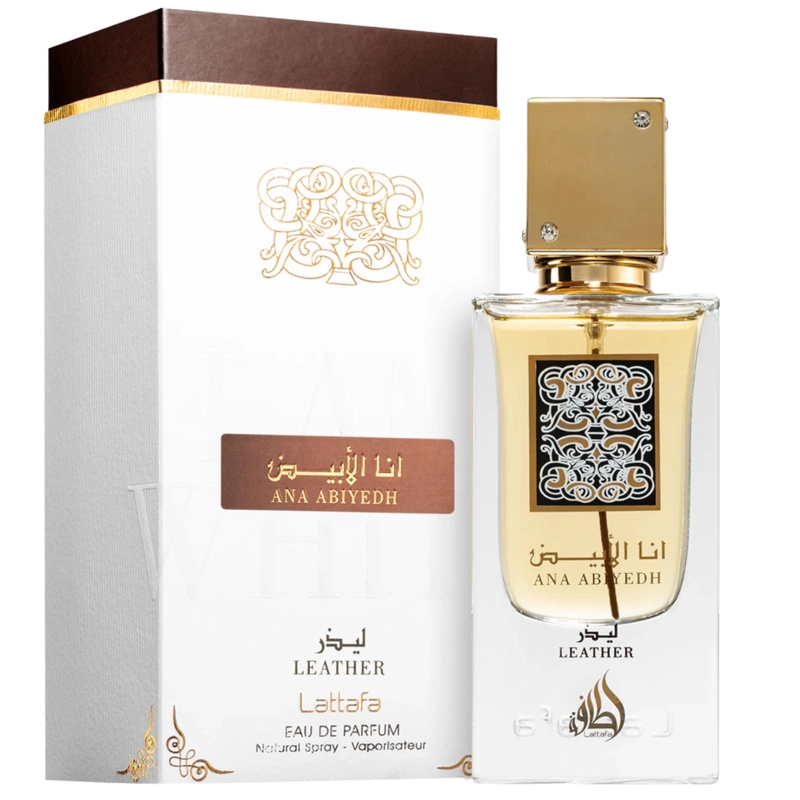 PERFUME LATTAFA ANA ABIYEDH LEATHER UNISEX EDP 60ML - 1