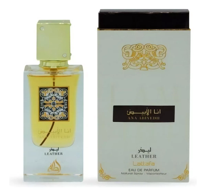 PERFUME LATTAFA ANA ABIYEDH LEATHER UNISEX EDP 60ML - 3