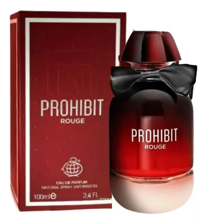 FRAGRANCE WORLD PROHIBIT ROUGE EDP 100ML - 1