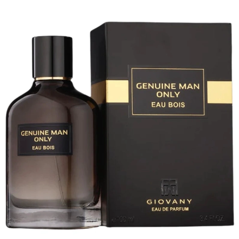 FRAGRANCE WORLD GENUINE MAN ONLY EAU BOIS EDP 100ML - 1