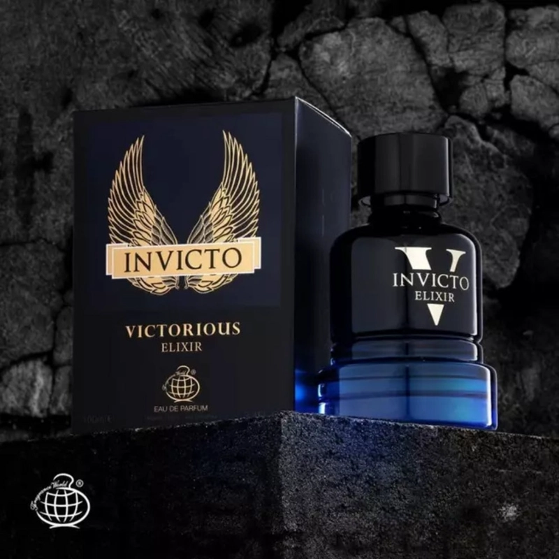 FRAGRANCE WORLD INVICTO VICTORIOUS ELIXIR EDP 100ML HOMBRE - 3