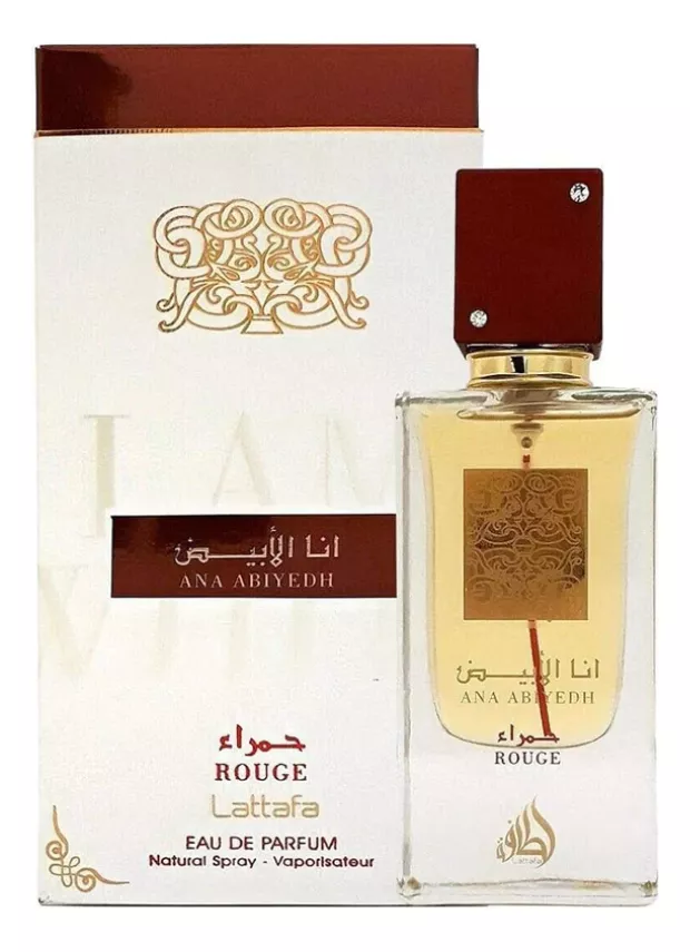 PERFUME LATTAFA ANA ABIYEDH ROUGE UNISEX EDP 60 ML - 1