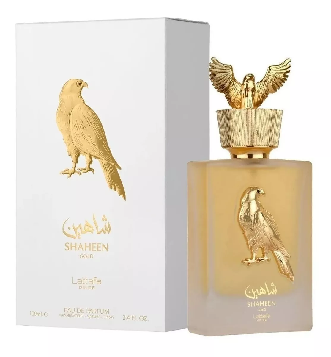 PERFUME LATTAFA PRIDE SHAHEEN GOLD SPRAY UNISEX EDP 100ML - 2