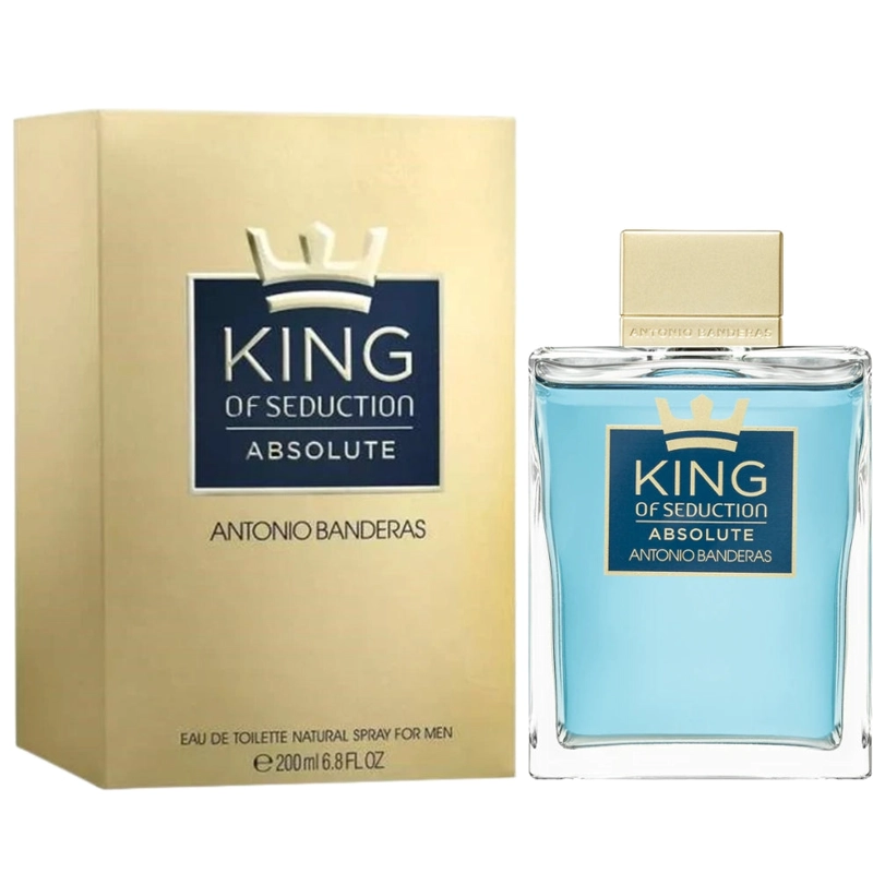 PERFUME ANTONIO BANDERAS KING OF SEDUCTION ABSOLUTE EDT 200ML - 1