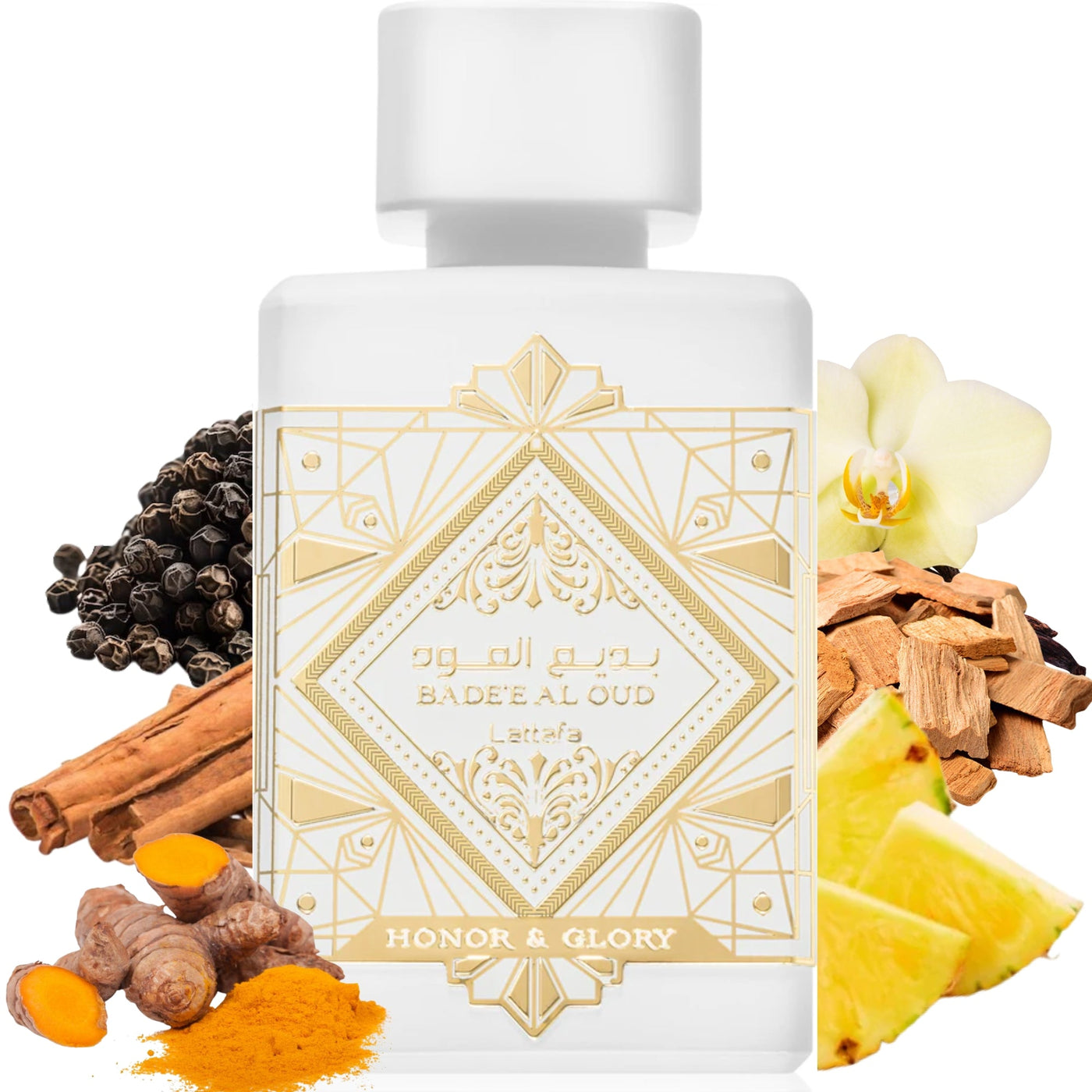 LATTAF BADEE AL OUD HONOR AND GLORY EDP 100 ML UNISEX - 3
