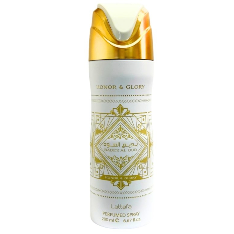 PERFUME LATTAFA BADEE AL OUD HONOR & GLORY DESODORANTE SPRAY UNISEX 200 ML - 1