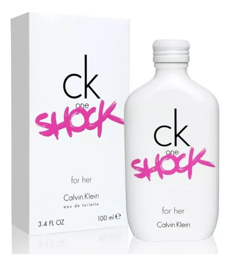 PERFUME CALVIN KLEIN CK ONE SHOCK MUJER EDT 100 ML - 1