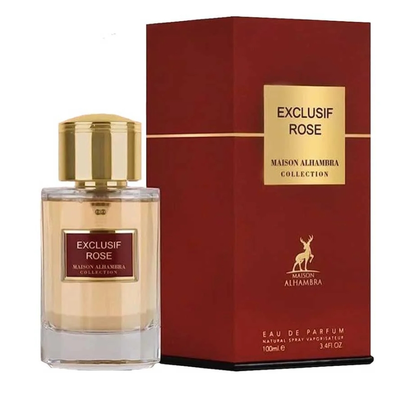 PERFUME MAISON ALHAMBRA EXCLUSIF ROSE UNISEX EDP 100 ML - 1