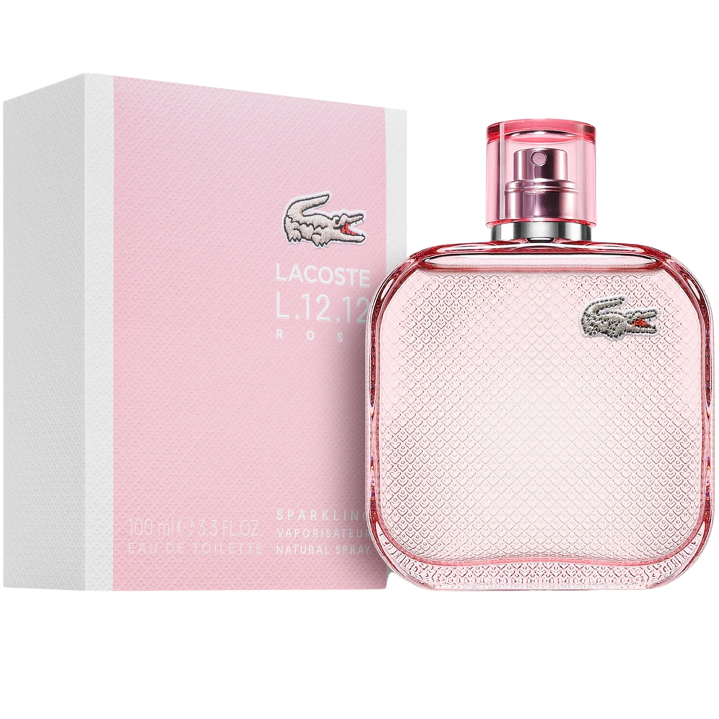 LACOSTE L.12.12 ROSE SPARKLING EDT 100 ML - 1