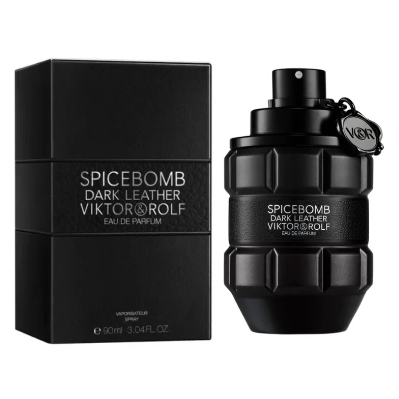 VIKTOR AND ROLF SPICEBOMB BLACK DARK LEATHER EDP 90 ML HOMBRE - 1