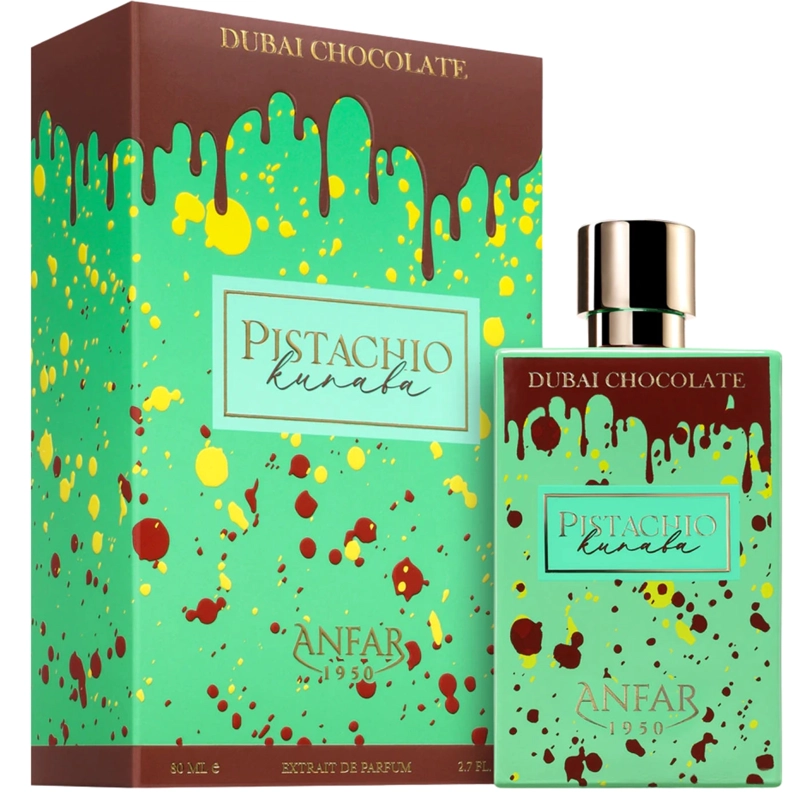 ANFAR PISTACHIO KUNAFA DUBAI CHOCOLATE EDP 80ML UNISEX - 1