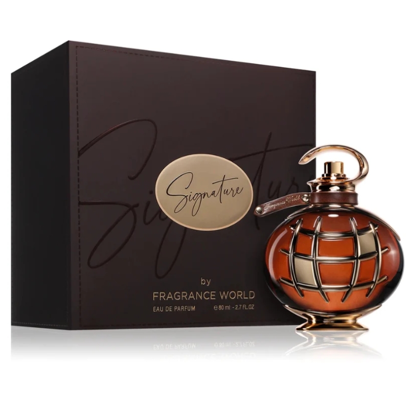 FRAGRANCE WORLD SIGNATURE BROWN EDP 80ML UNISEX - 1