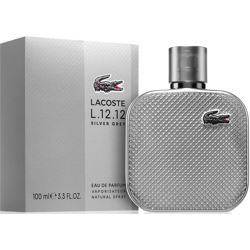 LACOSTE  L.12.12 SILVER GREY EDP 100 ML - 1