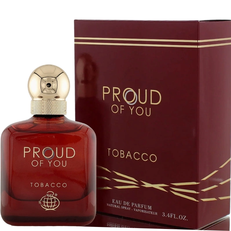 FRAGRANCE WORLD PROUD OF YOU TOBACCO EDP 100ML HOMBRE - 1