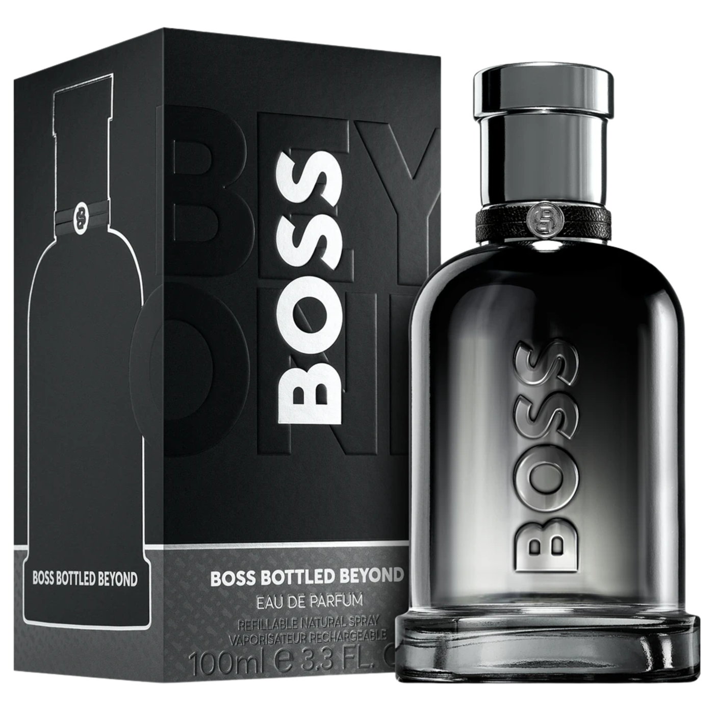 HUGO BOSS BOTTLED BEYOND EDP 100ML RECARGABLE - 1