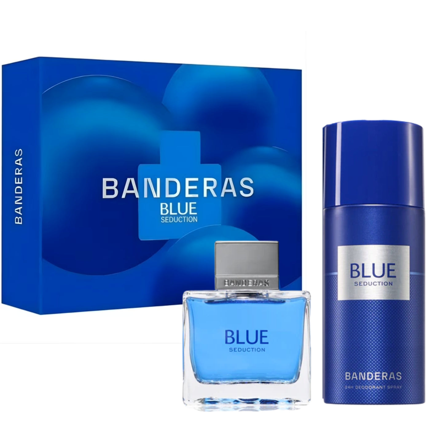 SET ANTONIO BANDERAS BLUE SEDUCTION EDT 100ML + DEO. 24H 150ML HOMBRE - 1