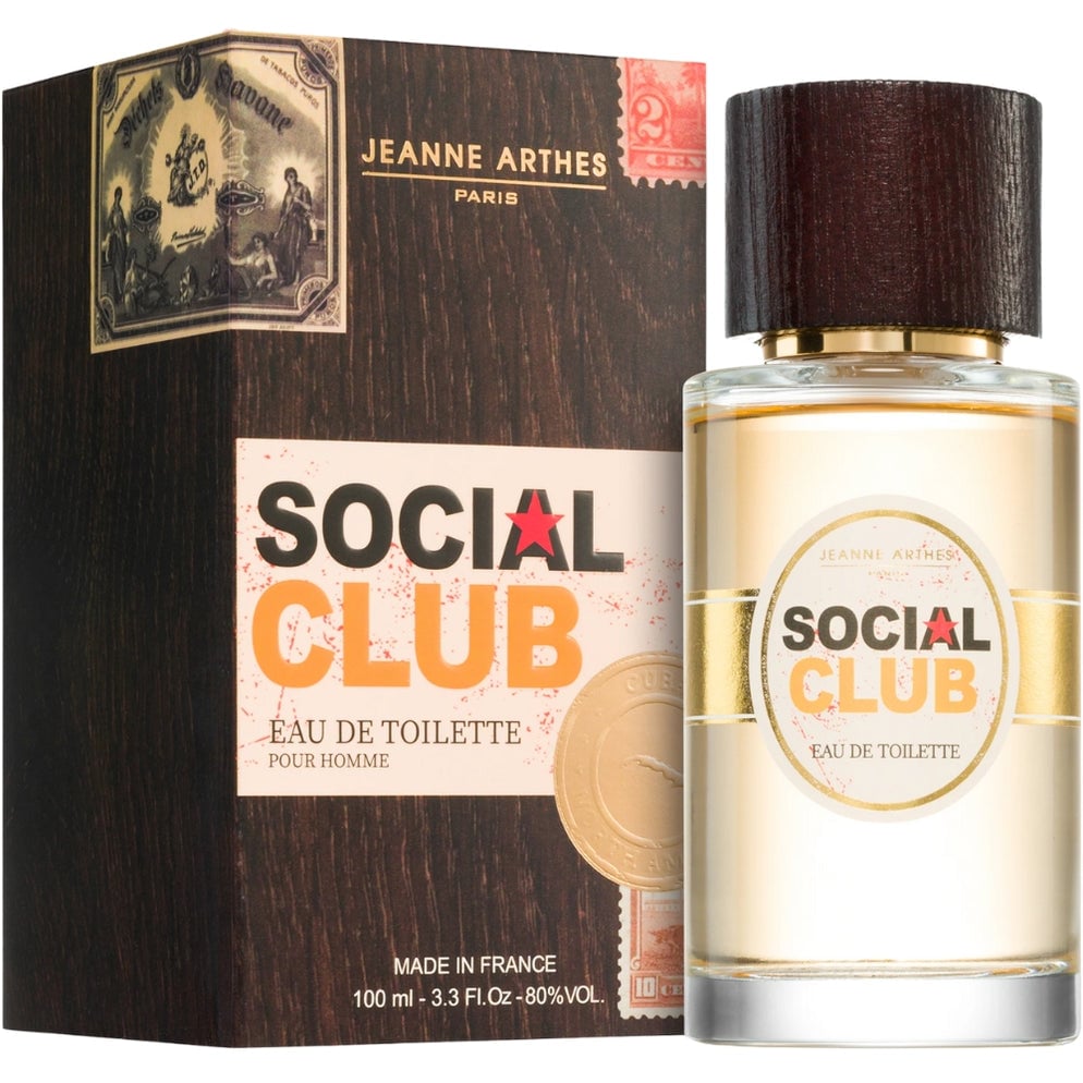 JEANNE ARTHES SOCIAL CLUB POUR HOMME EDT 100 ML - 1