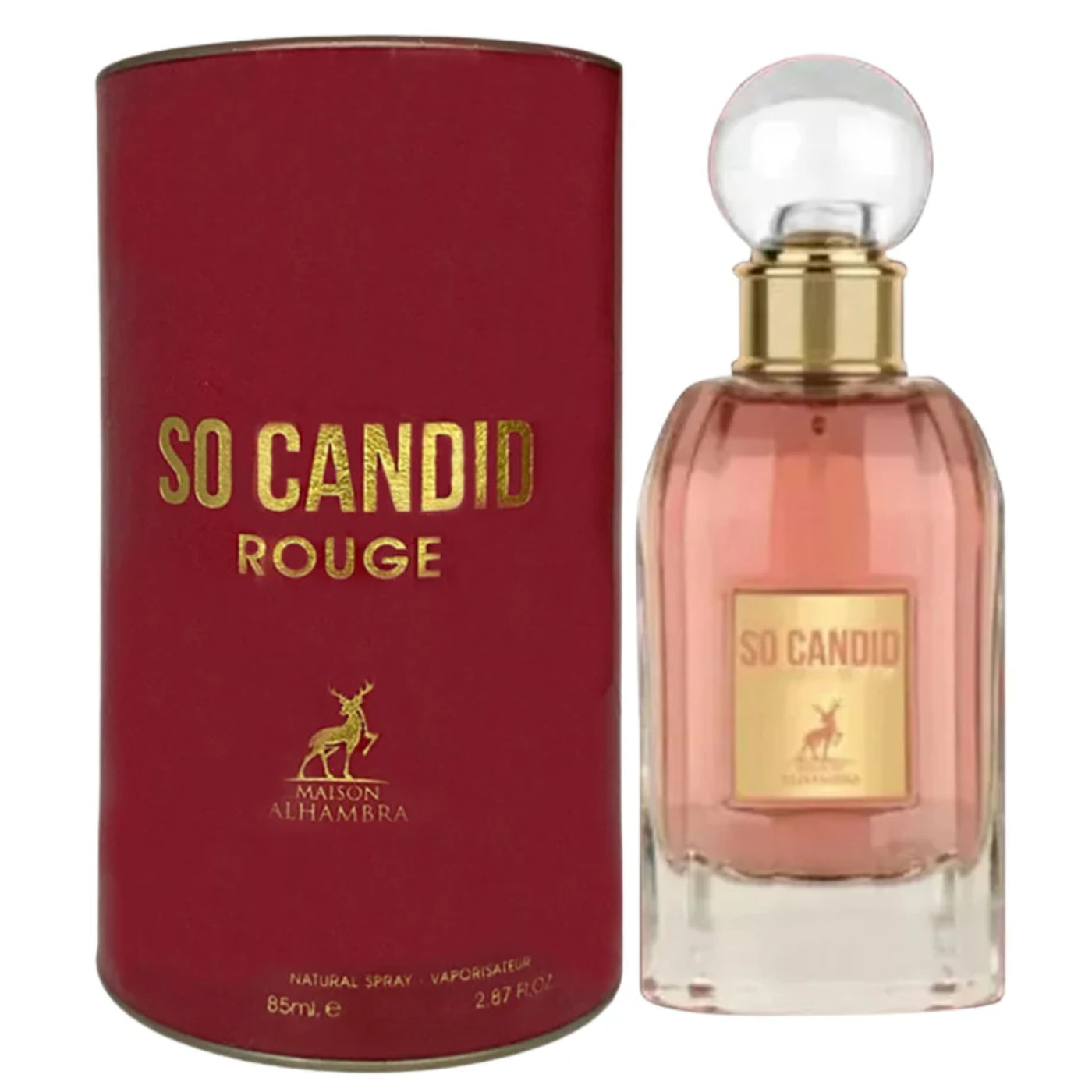 MAISON ALHAMBRA SO CANDID ROUGE EDP 85ML MUJER - 1