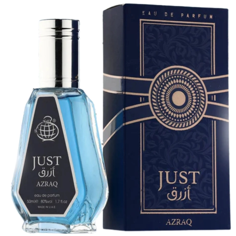 FRAGRANCE WORLD JUST AZRAQ EDP 50ML HOMBRE - 1