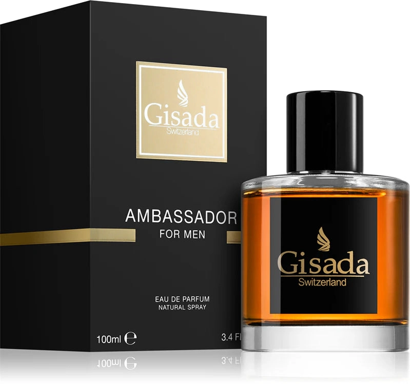 GISADA SWITZERLAND AMBASSADOR BLACK FOR MEN EDP 100 ML - 1
