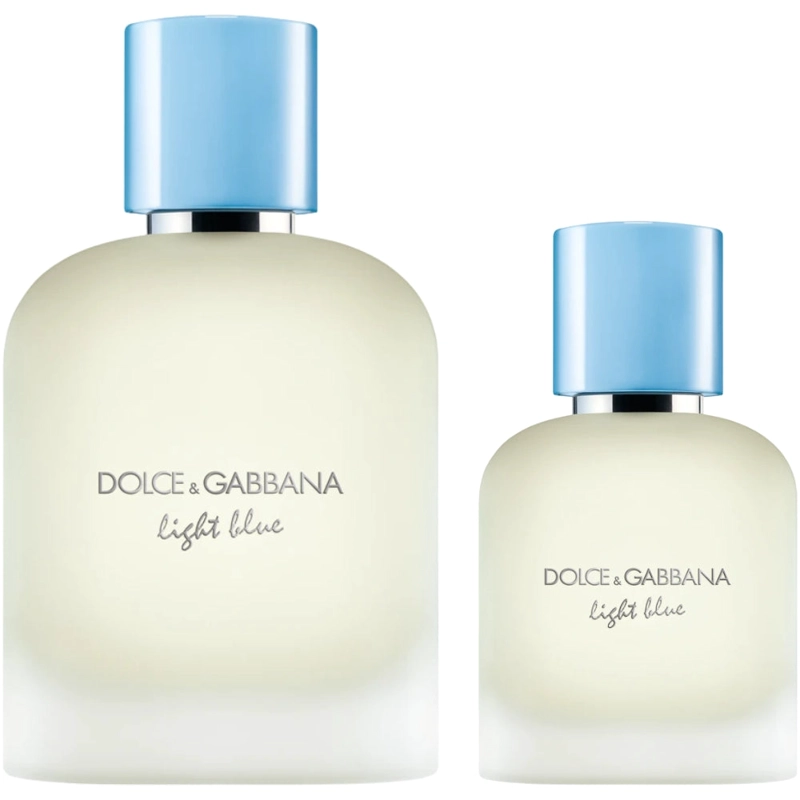 SET PERFUME DOLCE GABBANA LIGHT BLUE POUR HOMME EDT 100 ML + 50 ML - 2
