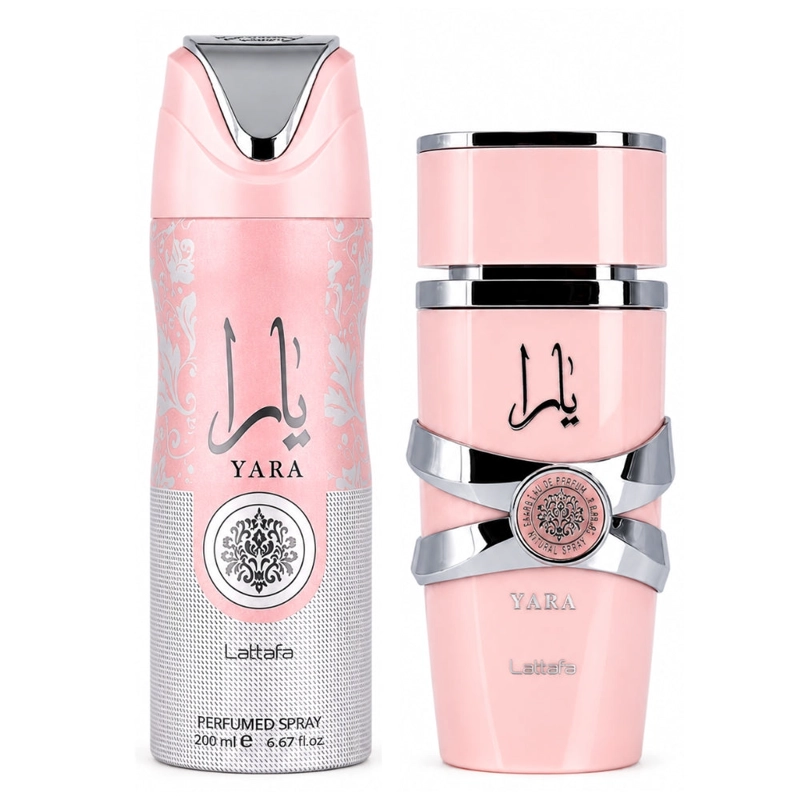ESTUCHE LATTAFA YARA EDP 100 ML + DEO SPRAY 200 ML MUJER - 2