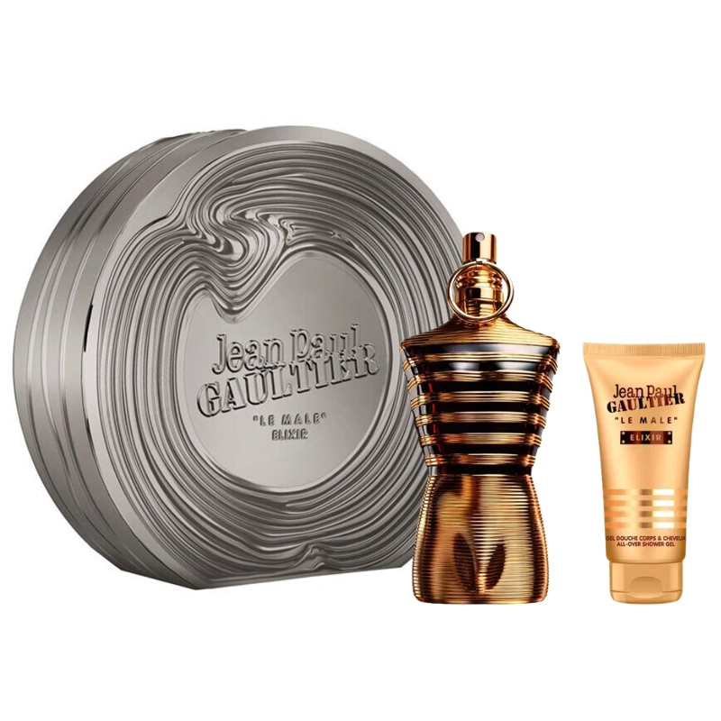 SET  JEAN PAUL GAULTIER LE MALE ELIXIR 125 ML + GEL DE DUCHA 75 ML - 1