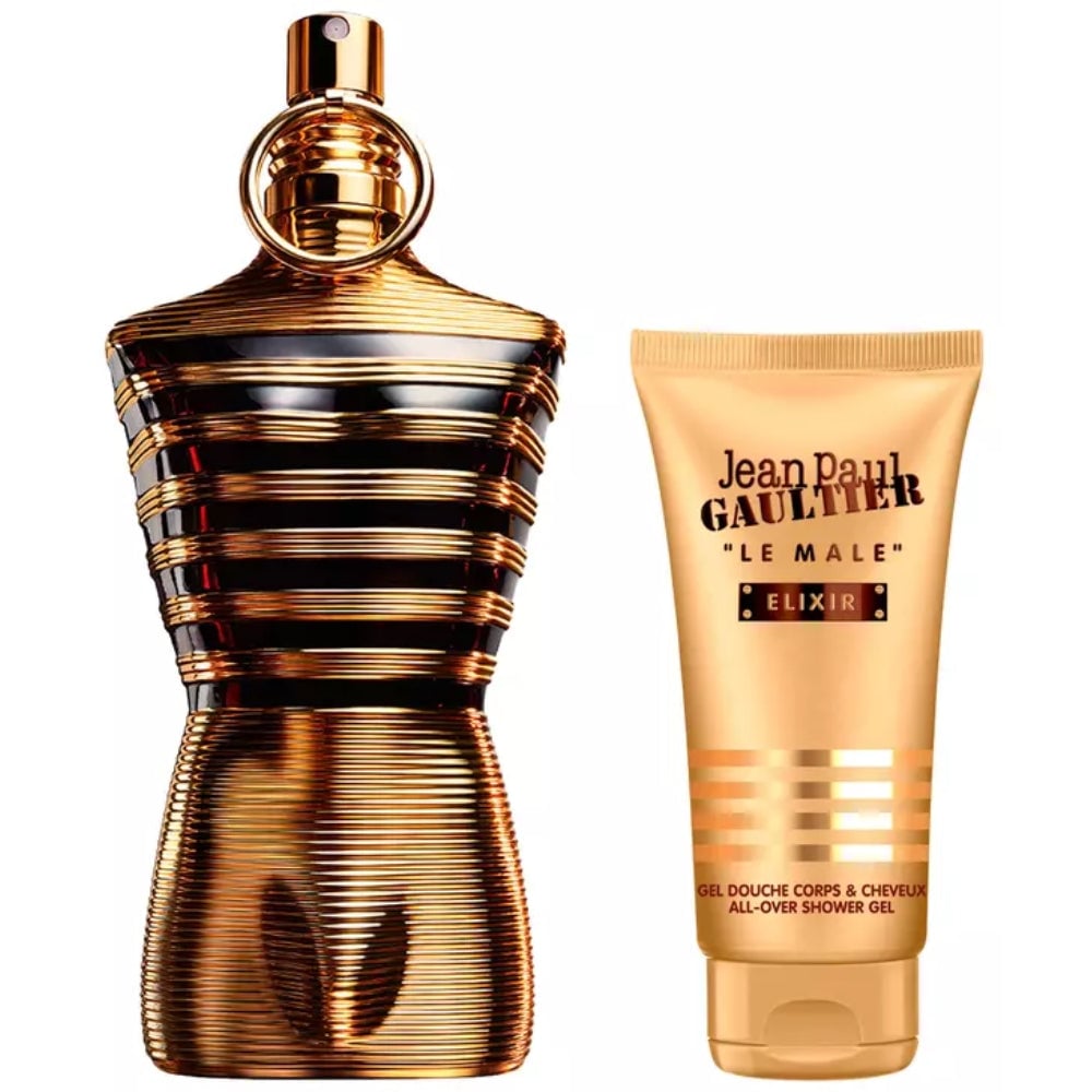 SET  JEAN PAUL GAULTIER LE MALE ELIXIR 125 ML + GEL DE DUCHA 75 ML - 2