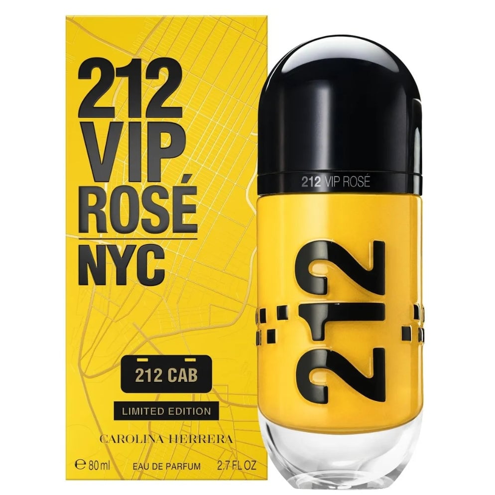 CAROLINA HERRERA 212 VIP ROSE NYC 212 CAB LIMITED EDITION EDP MUJER 80 ML - 1