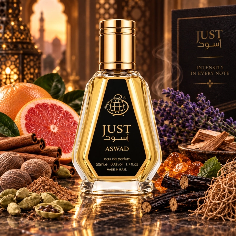 FRAGRANCE WORLD JUST ASWAD EDP 50 MI - 3