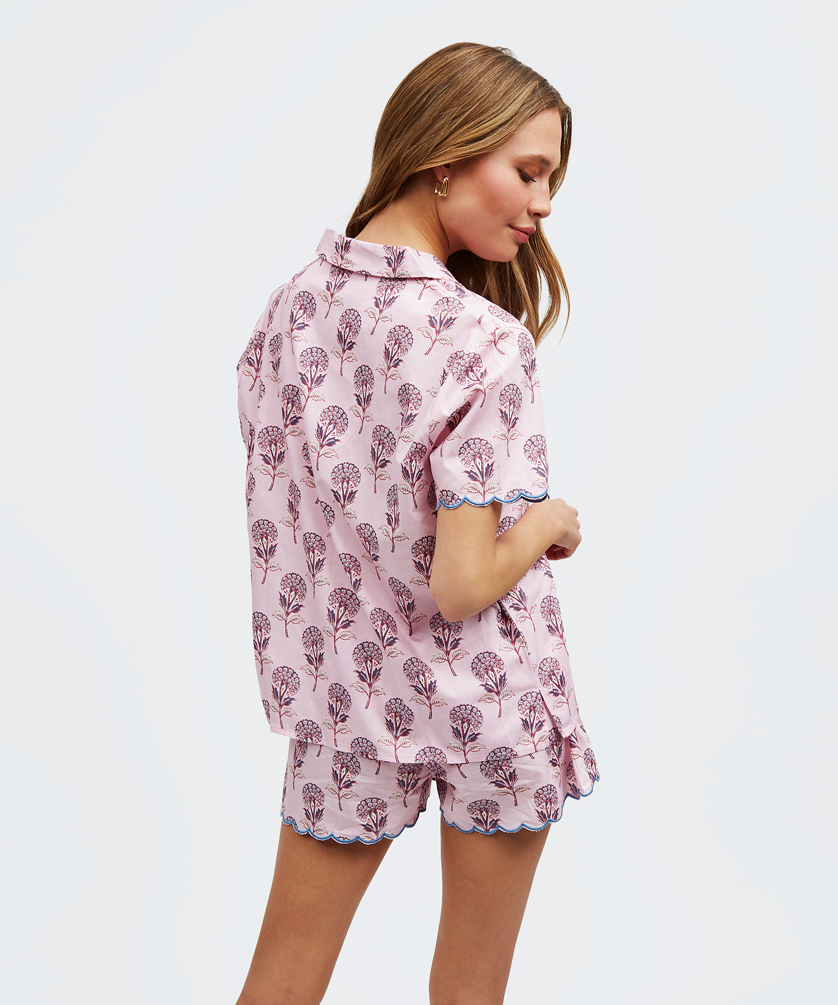 Ripley - PIJAMA DREAMY ALGODÓN CORTO | ROSADO